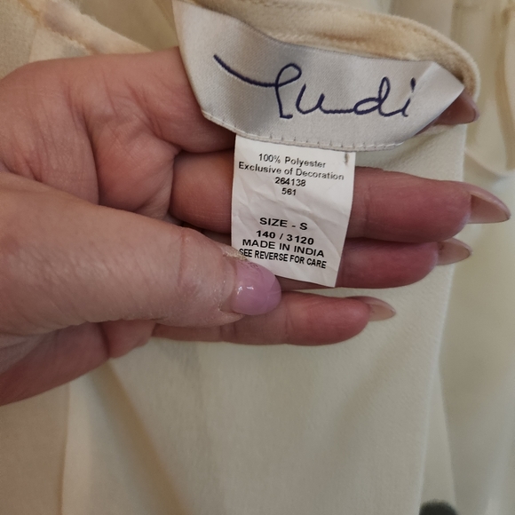 EUC Vintage Ludi Racer Sequins Open Back Top - Picture 7 of 12